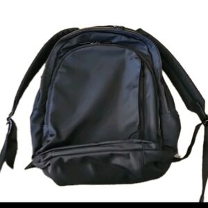 AWAY The Backpack Black Travel Carry-On Luggage 25.5L  Expandable Nylon TSA Bag